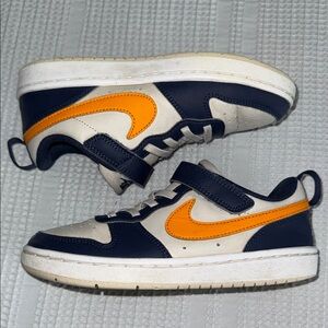 Nike Kids Navy and Orange Sneakers